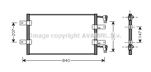 AVA QUALITY COOLING Kondensators, Gaisa kond. sistēma RT5314